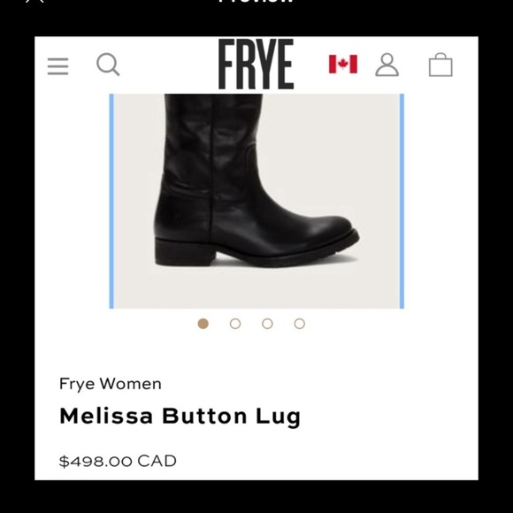 Frye “Melissa” Black Leather Boots - Women’s Size 6.5 - Picture 7 of 7